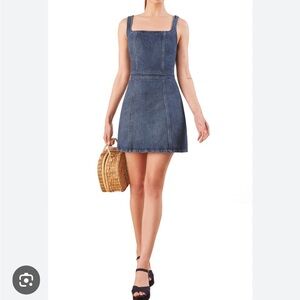 Reformation Rylen Denim Mini Dress